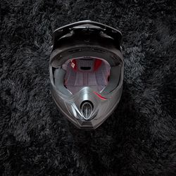 Motocross Helmet Size Medium Spray Painted
