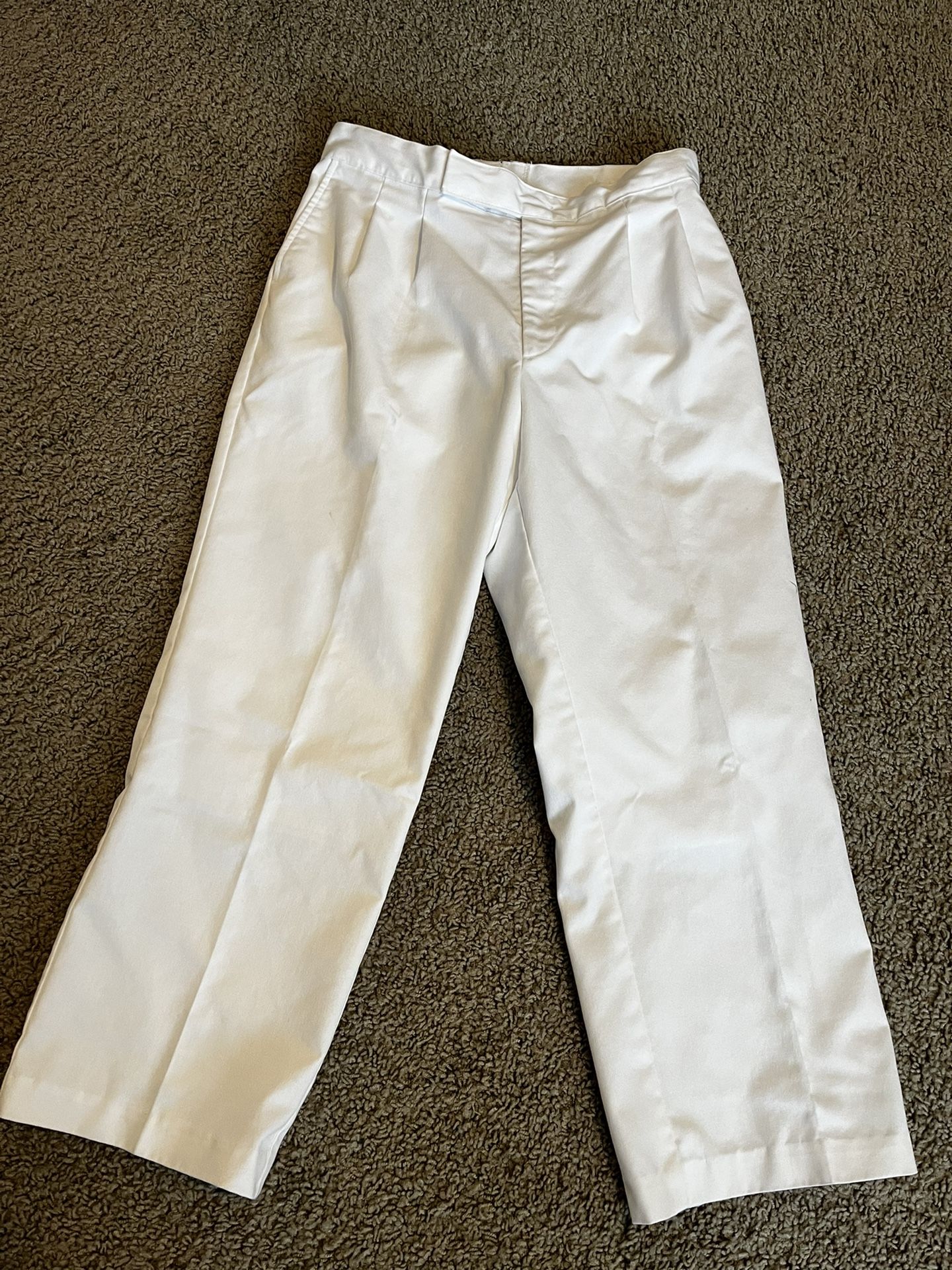 White baptismal/temple dress pants