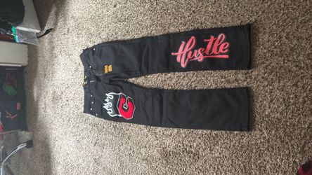 I am selling Hustle Flared Twill Pants from the brand Blac Leaf Clothing