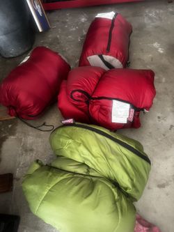 4 Adult Coleman Sleeping Bags