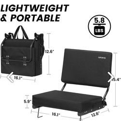 OSPORTIS Stadium Seats for Bleachers