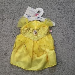 Build A Bear Disney's Beauty & The Beast Belle Costume NWT