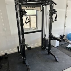 Vesta Fitness PRO SERIES 2-1 Ultimate Half Rack Functional Trainer/Gym Equipment/ Home Gym/ Fitness/ FREE DELIVERY 🚚 