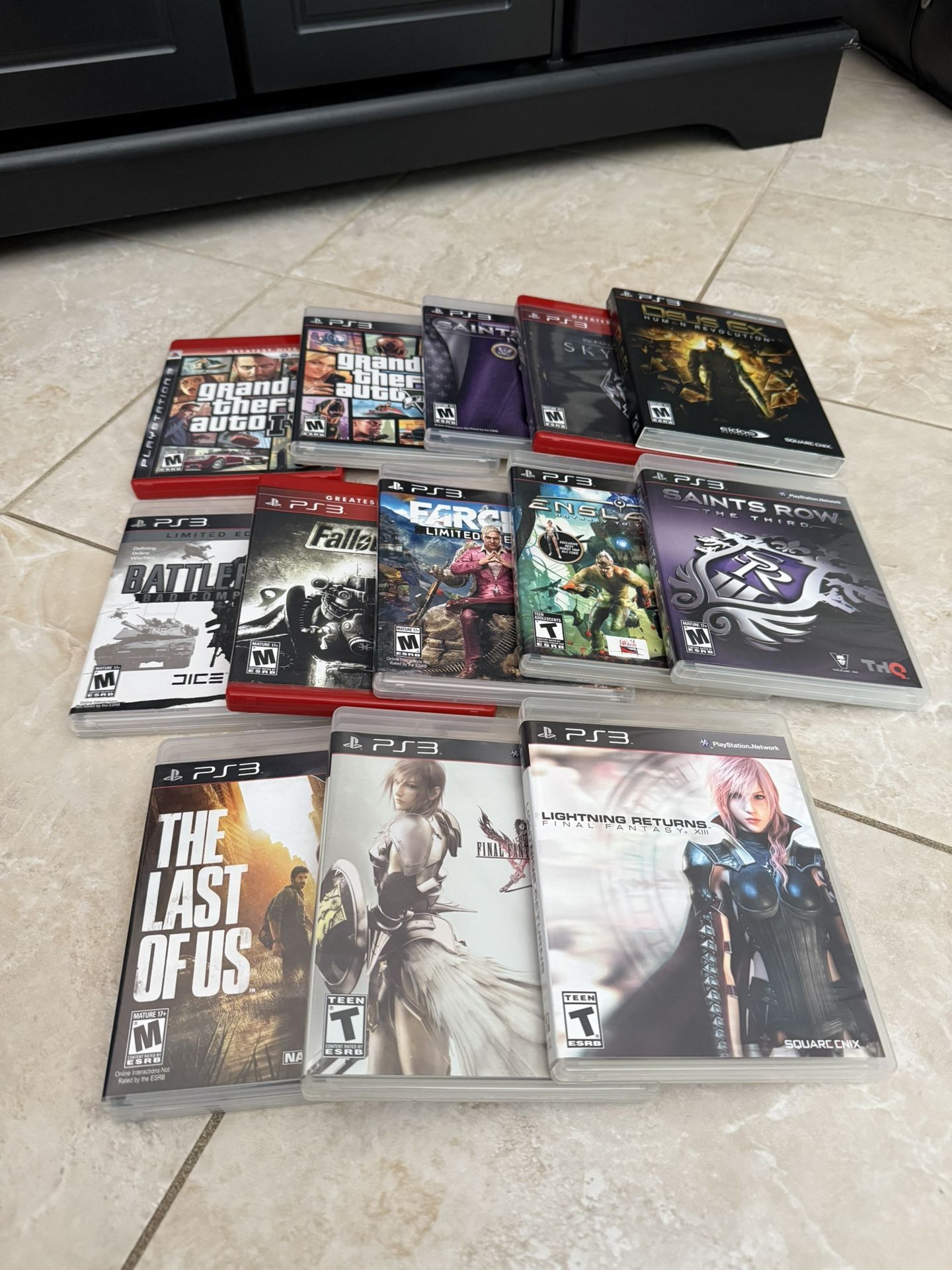 Assorted PS3 Games