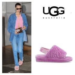 UGG Australia Fluff Yeah Wavy slippers in ‘Wildflower’