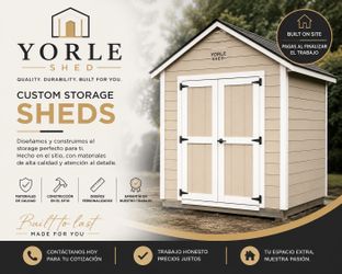 Storage shed 8x6x8