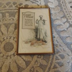 Cream Of Wheat Original Poster From 1918