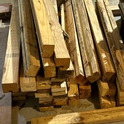 4” X 4” By 5’  Post -—-2” X 4” By 5’ Planks -—-tools-—-pallets-—-lowes A1 Electric Deadbolt Lock-—-cabinet Nobs-—-barber Chair Footrest And Base