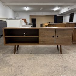 Mid Century Modern Style TV Stand Media Center