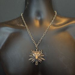 Metal Wolf Head Necklace Men’s Jewelry 🐺