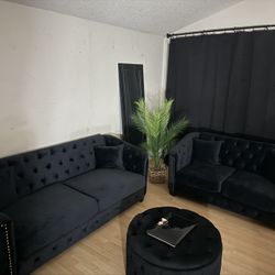 2 Piece Sofa Set & Ottoman
