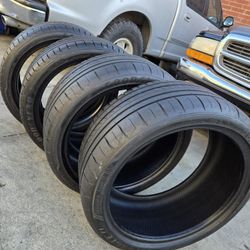 4.  PCS OF TIRES.   GOODYEAR EAGLE F1 RUN FLAT.    SIZE.    245/40/20.   &    275/35/20