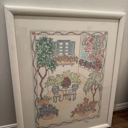 (2) Darling Impressionistic Framed Art Paintings  