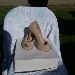 Aldo Women Tan Hugh Hills Size 6.5