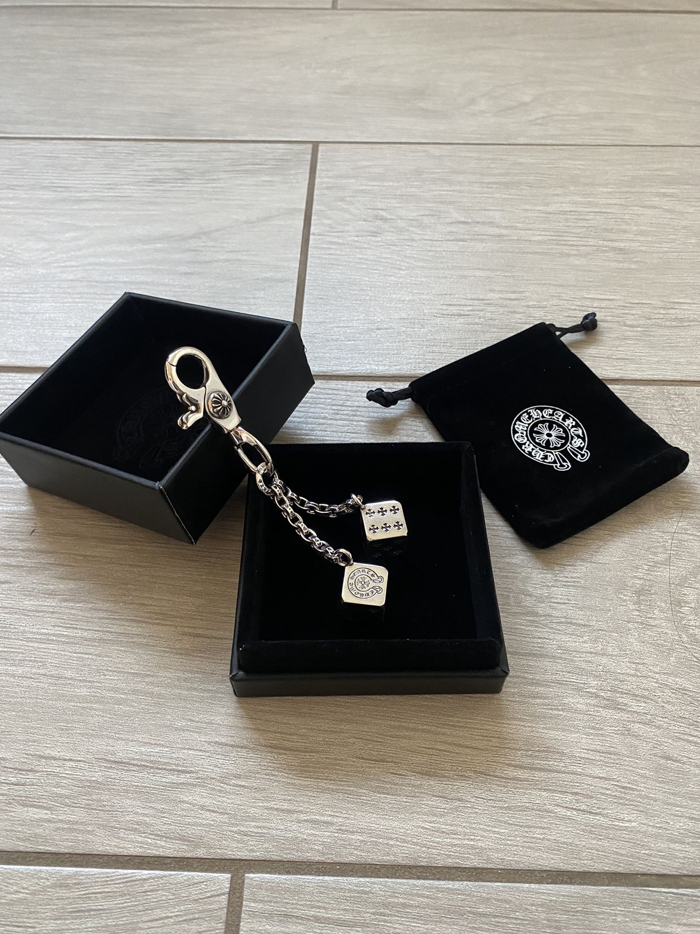 Chrome Hearts Dice Keychain