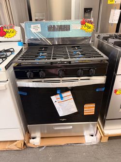 *NEW* Whirlpool 30” Gas Range - Stainless Steel