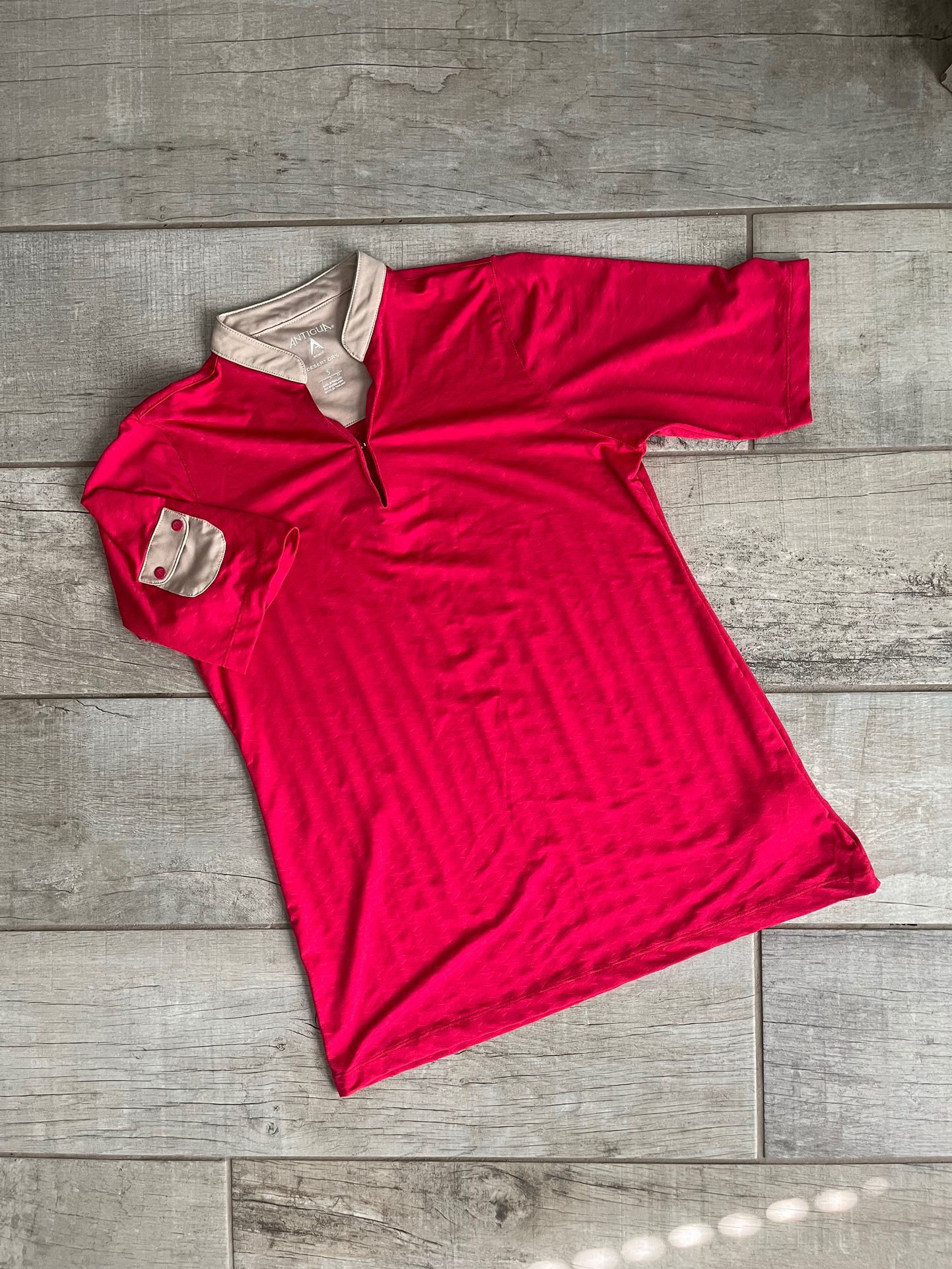 Antigua Women’s Polo Shirt Dessert Dry Size S