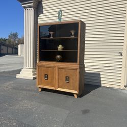 Mid Century Modern Hutch Cabinet