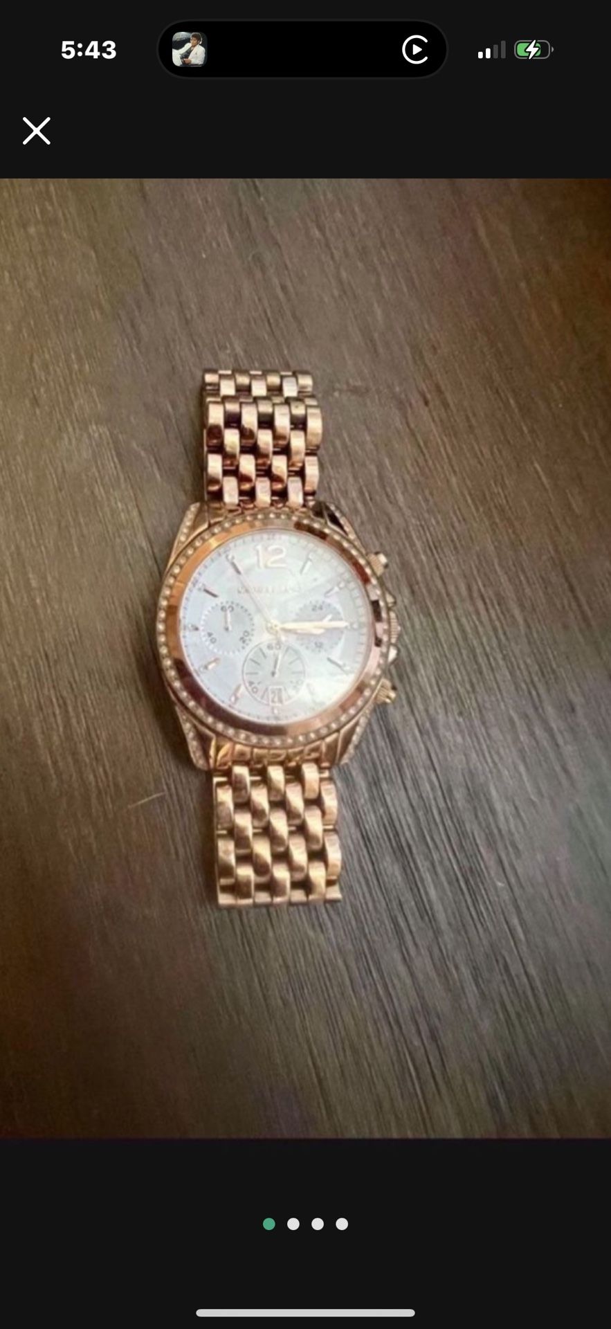 Rose Gold Michael Kors Watch