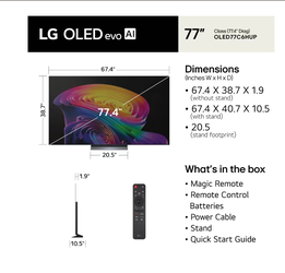 77 Inch Class LG OLED 4K Smart TV 2026