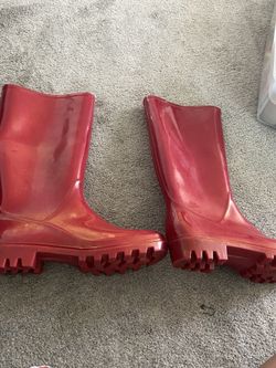 Red Boots-size Nine