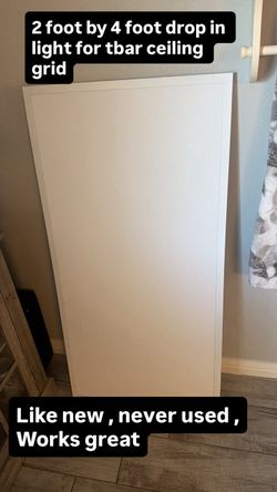 2x4 Drop-In Ceiling Light Panel for T-Bar Grid
