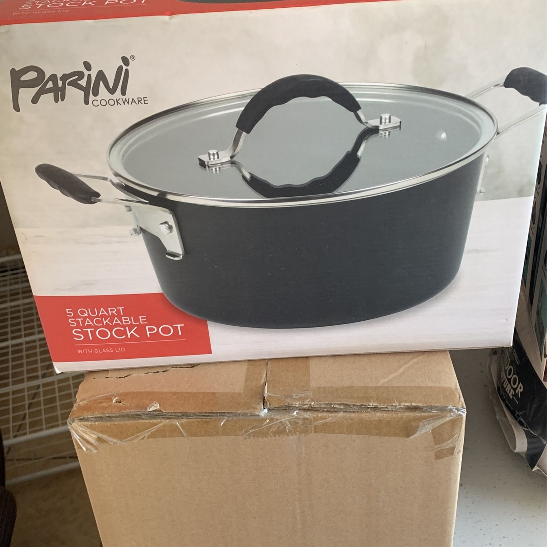 5 Quart Stackable Stock Pot With Glass Lid