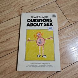 Dealing with Questions About Sex Book (Questions from Children Kids Learning 1975 RARE Vintage