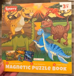 Like new 3 in 1 magnetic dino puzzles