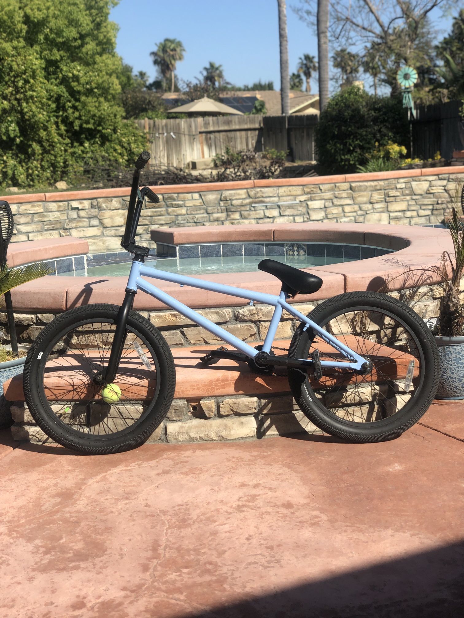 Custom Painted Baby Blue Bmx Bike Negotiable 20” READ DESCRIPTION