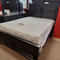Carter Queen Bed Dresser And Mirror 