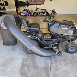 Riding Mower With Aerator And Dethatcher