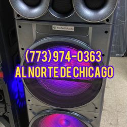 Bocinas recargables con Bluetooth Radio