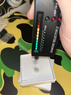 1 CT Earrings 6.5mm Diamond Earrings Moissanite