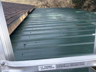 Fabral Shelterguard Metal Roof Panels – Green, 36" x 10', 6 Sheets