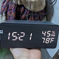 Digital Clock with Temperature 