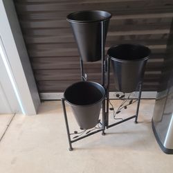 3 Tier Vintage Metal  Vase Holder