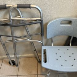 Walker And Bathing Chair 