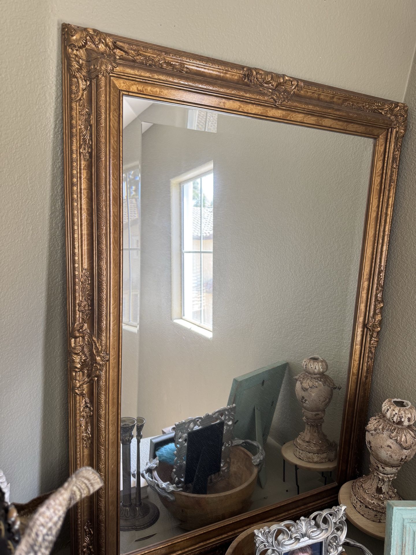 A beautiful, large Victorian-style mirror
