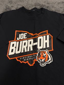 Joe Burrow Burr-OH Cincinnati Bengals T-Shirt, Men’s XL