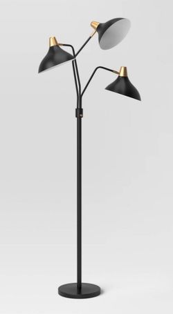 Floor lamp black threshold new