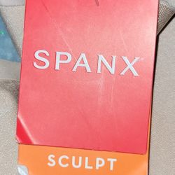New SPANX Plus Size 2X Contour Open-Bust Mid-Thigh Soft Sand Women's Bodysuit PRICE Is Firm Cash Only 