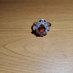 PRECIOUS SILVER RING 925 SIZE 10