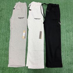 Brand new Fear of God Essentials sweatpants • Sizes available: XXS–XXL • 100% authentic • Never worn • Relaxed / loose cuff fit • Premium heavyweight 