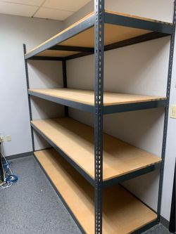 Industrial Warehouse Shelving 96 in W x 30 in D Boltless Steel Rivet 4 Tier Rack Storage Stronger Than Homedepot Lowes And Costco Delivery Available