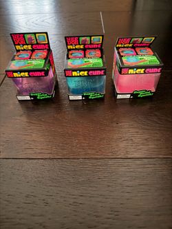 Authentic Needoh Nice Cube Rare Viral Brand New $22 each you pick color: purple, blue OR Pink