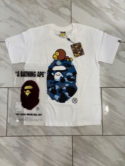 A Bathing Ape BAPE Graphic T-Shirt White, Size M