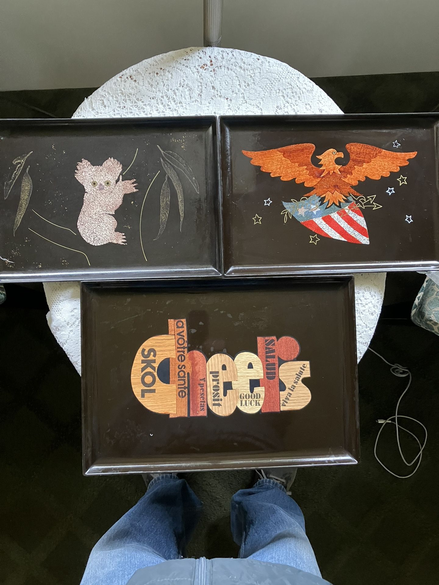 Curoc Serving Trays Made In Monterey Ca
