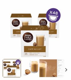Nescafé Dolce Gusto Café au Lait Capsules 48-Pack