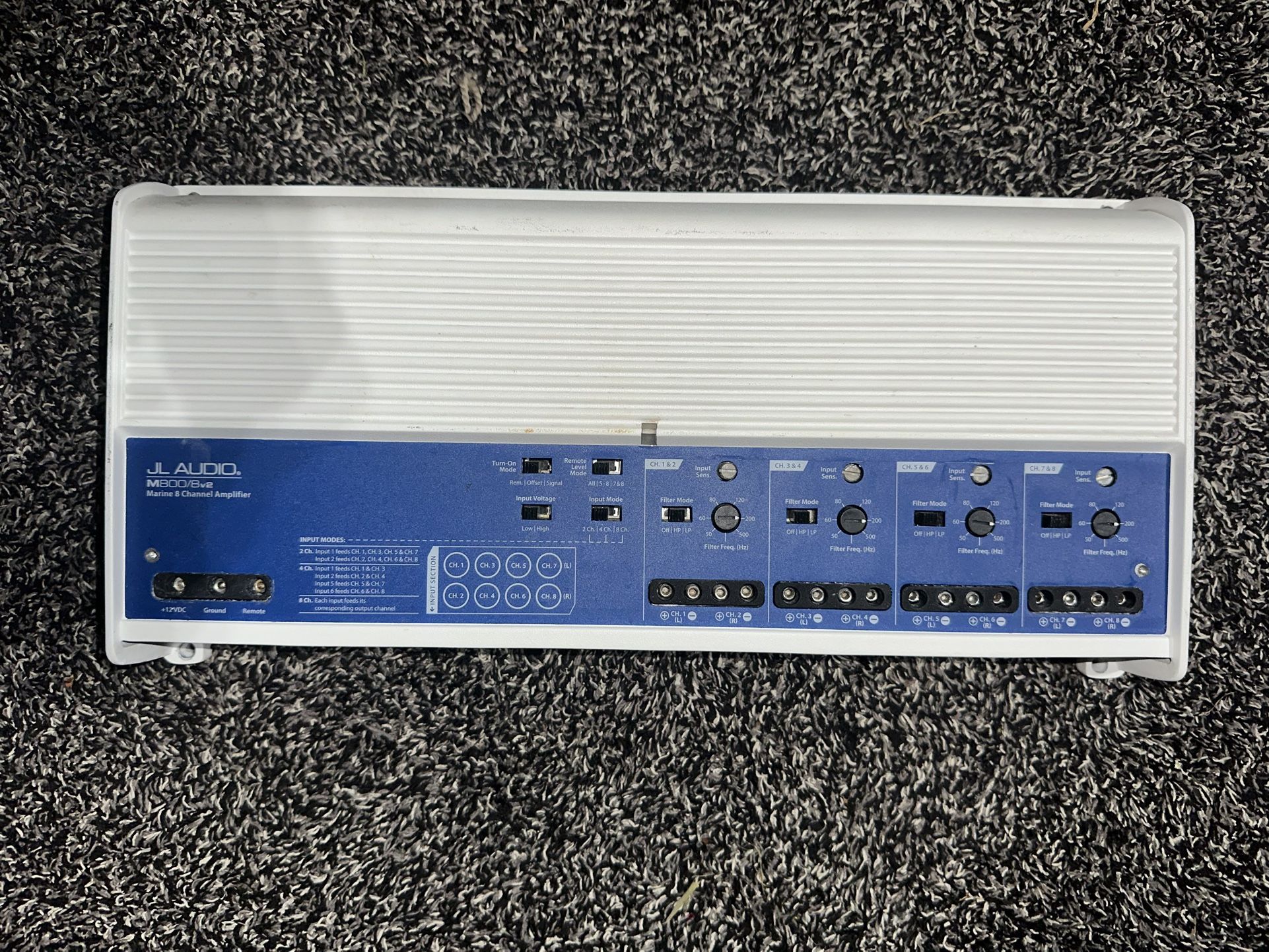 JL Audio M800/8 Amplifier Marine 8-channel